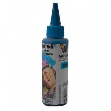 02 CISS Dye ink 100ml Cyan use for HP