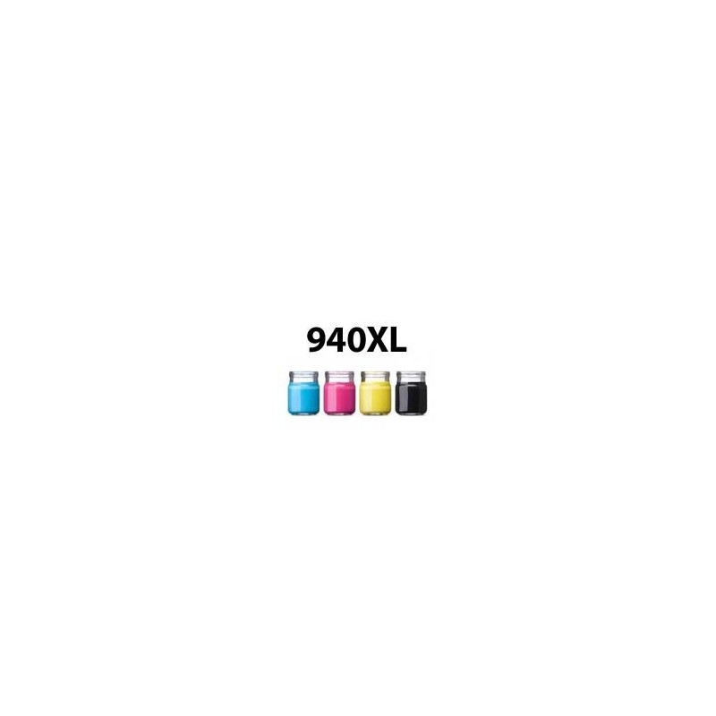 Refill ink for HP 940 940XL cartridges