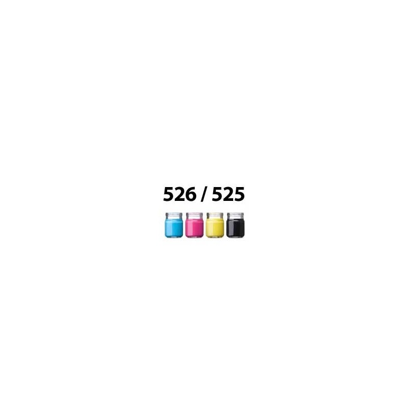 Refill ink for  CLI-526BK , PGI-525BK (Pigment)  CLI-525Y CLI-525M CLI-525C